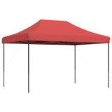 Foldable Party Tent Pop-Up Burgundy 410x279x315 cm