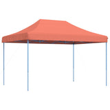 Foldable Party Tent Pop-Up Terracotta 410x279x315 cm