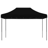 Foldable Party Tent Pop-Up Black 410x279x315 cm