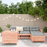 5 Piece Garden Sofa Set Solid Wood Douglas Fir