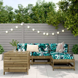 5 Piece Garden Sofa Set Impregnated Wood Pine
