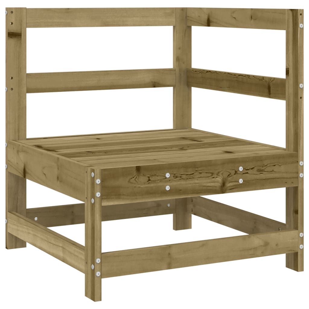 7 Piece Garden Sofa Set Impregnated Wood Pine