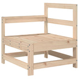 8 Piece Garden Sofa Set Solid Wood Pine