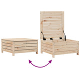 8 Piece Garden Sofa Set Solid Wood Pine