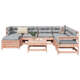 8 Piece Garden Sofa Set Solid Wood Douglas Fir