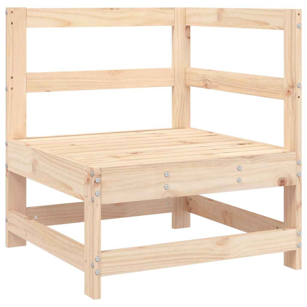 6 Piece Garden Sofa Set Solid Wood Pine