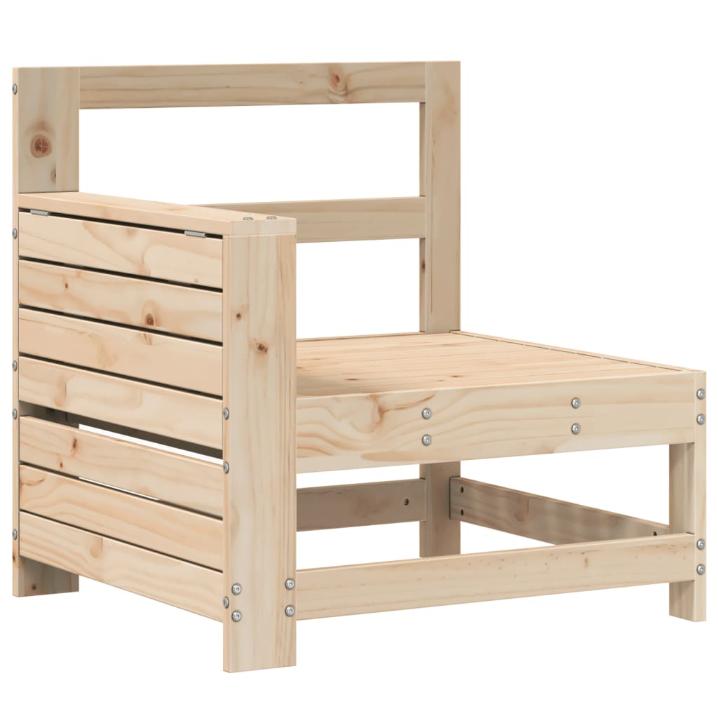 4 Piece Garden Sofa Set Solid Wood Pine