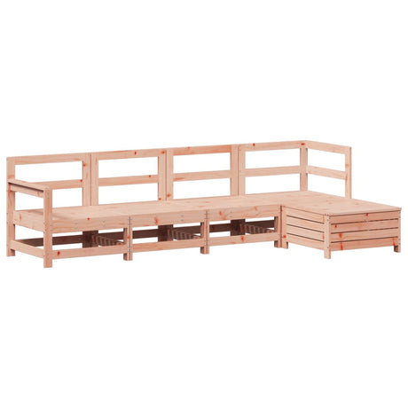 5 Piece Garden Sofa Set Solid Wood Douglas Fir