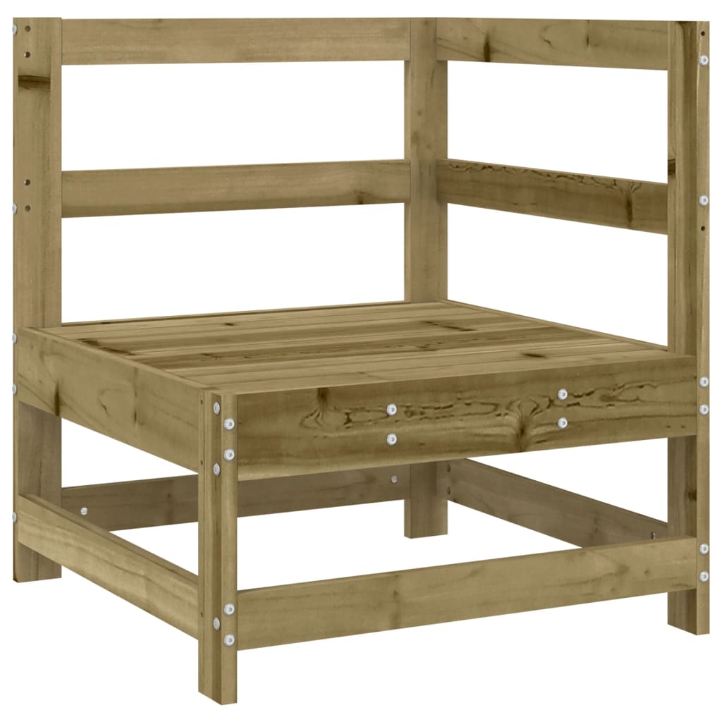 7 Piece Garden Sofa Set Impregnated Wood Pine