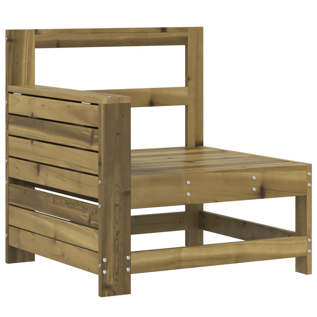 7 Piece Garden Sofa Set Impregnated Wood Pine