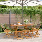 Folding Garden Chairs 8 pcs Grey Solid Wood Acacia