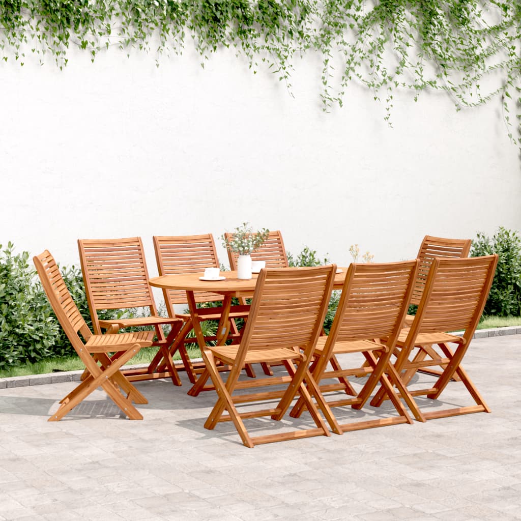 Folding Garden Chairs 8 pcs 51x66x95 cm Solid Wood Acacia