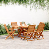 Folding Garden Chairs 6 pcs 57x66x95 cm Solid Wood Acacia