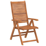 vidaXL Reclining Garden Chairs 4 pcs 56x72x107 cm Solid Wood Acacia