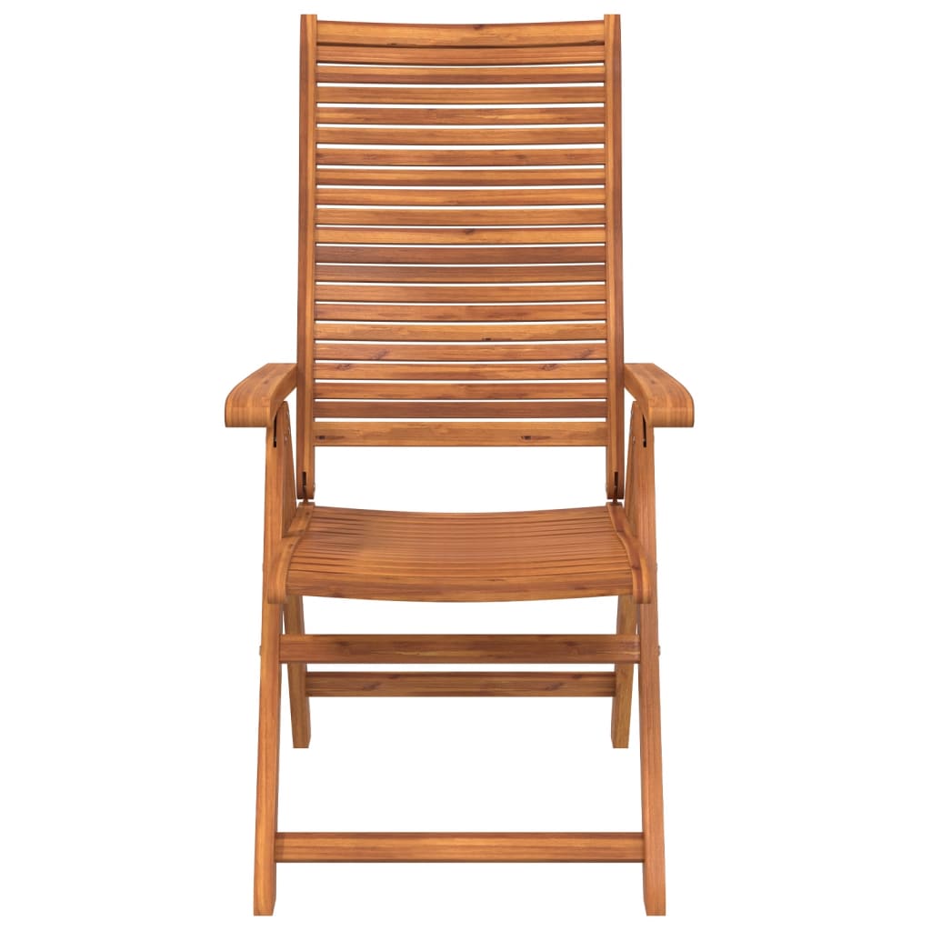 vidaXL Reclining Garden Chairs 4 pcs 56x72x107 cm Solid Wood Acacia