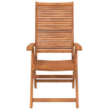 vidaXL Reclining Garden Chairs 4 pcs 56x72x107 cm Solid Wood Acacia