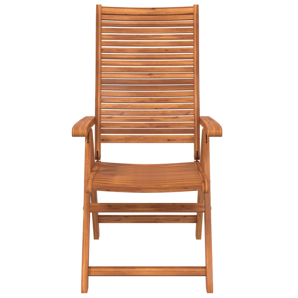 Reclining Garden Chairs 6 pcs 56x72x107 cm Solid Wood Acacia