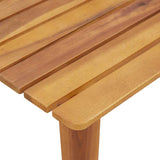 Outdoor Dining Set 3 pcs Brown Solid Acacia wood