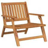Garden Chair 3 pcs Brown Solid Acacia Wood
