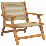 Garden Chairs with Table 3 pcs Beige 45 x 45 x 40 cm