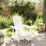 Adirondack Chair White 69x85x90.5 cm Solid Wood Fir