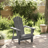 Adirondack Chair Grey 69x85x90.5 cm Solid Wood Fir