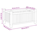 Planter 50x30x25 cm Bamboo