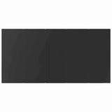 Garden Dining Set with Cushion 9 pcs Black Poly Rattan