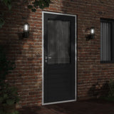 Outdoor Wall Lights 2pcs Black Stainless Steel