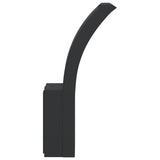 Outdoor LED Wall Lights 2pcs Black Die-cast Aluminium