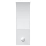 Outdoor LED Wall Light with Sensor White Die-cast Aluminium