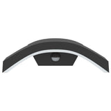 Outdoor LED Wall Lights with Sensors 2pcs Black Die-cast Aluminium