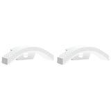 Outdoor LED Wall Lights with Sensors 2pcs White Die-cast Aluminium