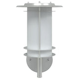 Outdoor Wall Lights 2pcs Silver Stainless Steel