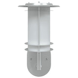 Outdoor Wall Lights with Sensors 2pcs Silver Stainless Steel