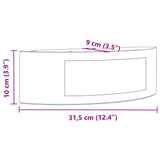 Outdoor Wall Lights 2pcs Silver Stainless Steel