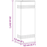 Outdoor Wall Light Silver Stainless Steel