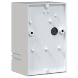 Outdoor Wall Light Silver Stainless Steel