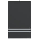 Outdoor Wall Light Black Stainless Steel