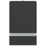 Outdoor Wall Light Black Stainless Steel