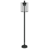 Outdoor Floor Lamps 3pcs Black 100 cm Stainless Steel