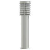 Outdoor Floor Lamp Silver 60 cm Stainless Steel