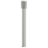 Outdoor Floor Lamps 3pcs Silver 110cm Stainless Steel