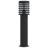 Outdoor Floor Lamp Black 60 cm Stainless Steel