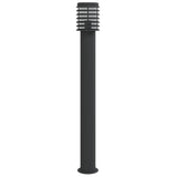 Outdoor Floor Lamps 3pcs Black 110cm Stainless Steel