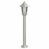 Outdoor Floor Lamps 3pcs Silver 80 cm Stainless Steel