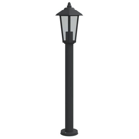 Outdoor Floor Lamp Black 80 cm Stainless Steel