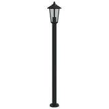 Outdoor Floor Lamp Black 120 cm Stainless Steel