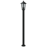 Outdoor Floor Lamp Black 120 cm Stainless Steel