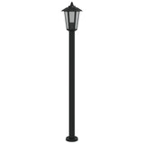 Outdoor Floor Lamp Black 120 cm Stainless Steel